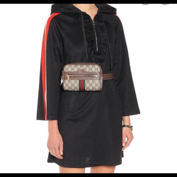 Gucci Ophidia Belt Bag GG Supreme Size 85 Belt - Picture 12 of 16